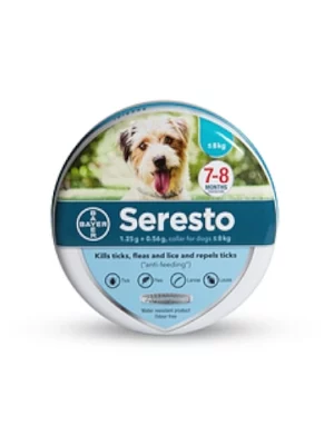 קולר סרסטו לכלבים עד 8 קג