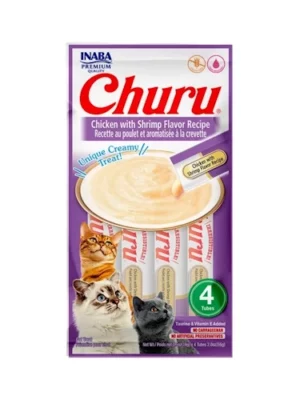 מעדן שלוק צ'ורו עוף ושרימפס 56 גרם