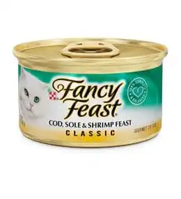פנסי פיסט פטה מעדני דג קוד סול ושרימפס 85 גרם Fancy Feast