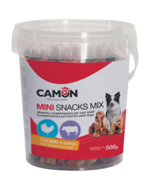 חטיף מיני עצמות עוף ובקר 500 גרם