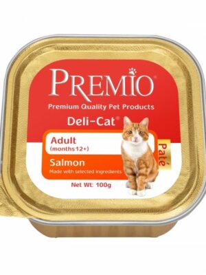 מעדן פרמיו חתול פטה סלמון 100 גרם