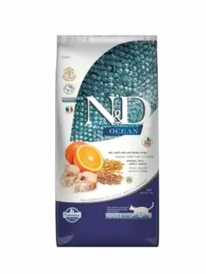 N&D-אושן-דג-כחול N&D אושן דג קוד חתול 5 ק"ג