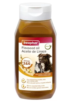 שמן פשתן לכלב ולחתול 430 מ"ל.