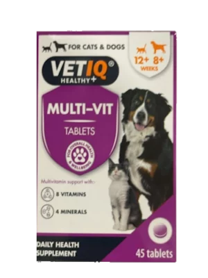 ויטמינים לכלב ולחתול 45 טבליות