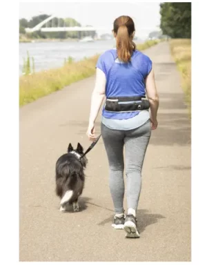 רצועת ג'וגינג עם חגורת מותן