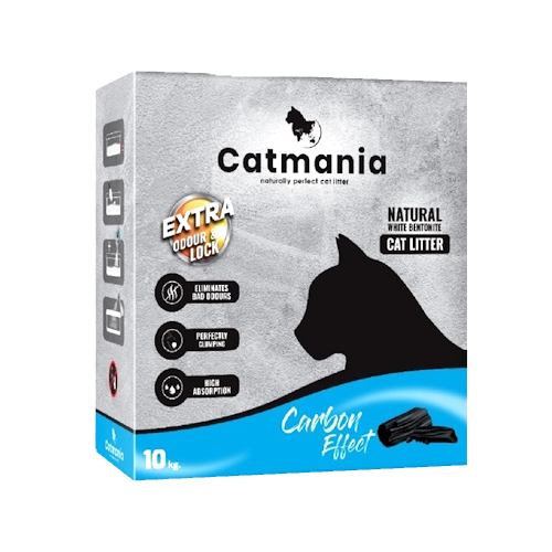 חול קטמניה לחתול פחם 10 ק"ג בקרטון