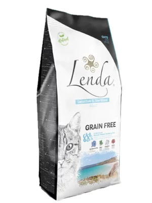 לנדה חתול סנסטיב סטרלייזד ללא דגנים 7 ק"ג