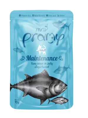 פאוץ פראמי טונה בג'לי 70 גרם