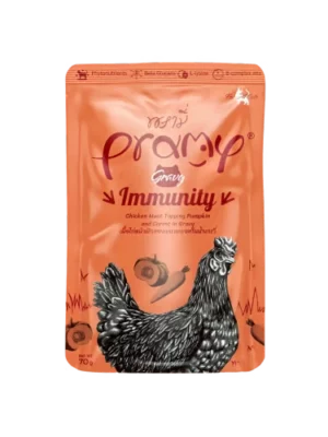 פאוץ פראמי עוף ודלעת 70 גרם