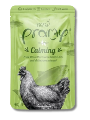 פאוץ פראמי עוף וסלמון בג'לי 70 גרם