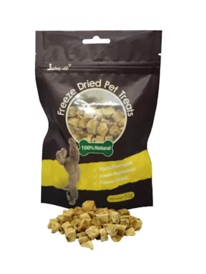 חטיף לכלב קוביות סלמון בהקפאה יבשה 50 גרם