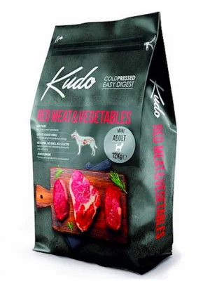 קודו בוגר מיני בשר אדום וירקות לכלב