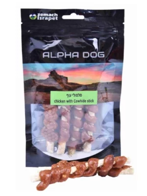 חטיף אלפא דוג סלסולי עוף 80 גרם