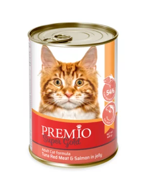 שימורי פרמיו גולד טונה אדומה וסלמון 400 גרם