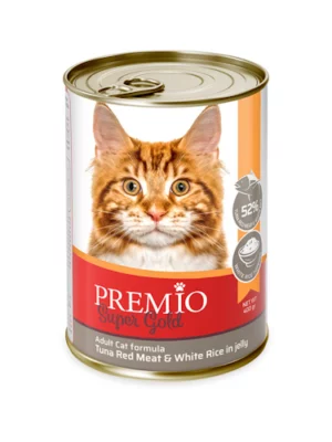 שימורי פרמיו גולד טונה אורז לבן 400 גרם