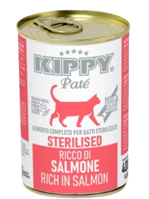 שימורי קיפי פטה סטרלייזד סלמון לחתול 400 גרם