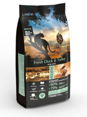 אמברוסיה חתול סטרלייזד ברווז הודו 1.5 ק"ג