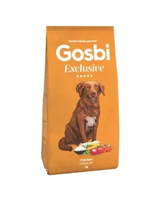 גוסבי עוף לכלב בוגר בינוני