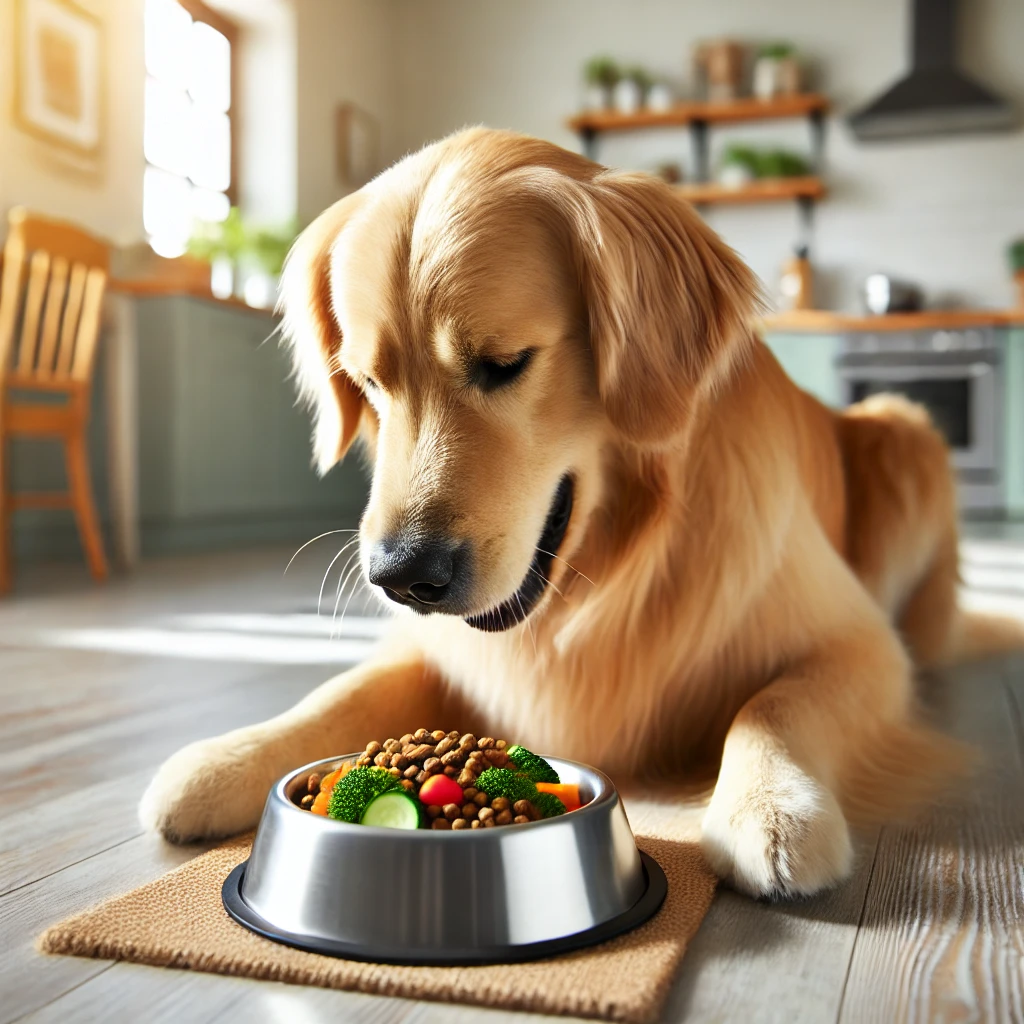 לברדור אוכל אוכל בריא ומזין