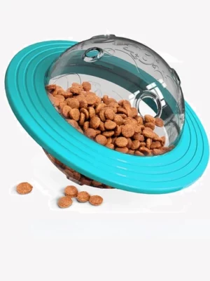 צלחת מעופפת חטיפים לכלב ולחתול