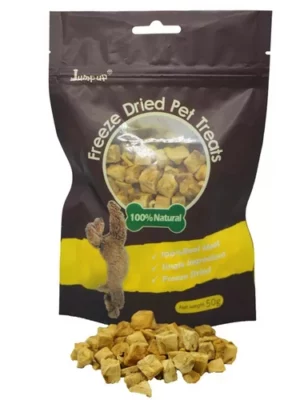 חטיף ג'אמפ קוביות עוף בקפאה יבשה 50 גרם