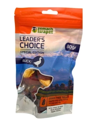 חטיף-לידר-צויס-עוף-בציפוי-ברווז-80-גרם חטיף לידר צ'ויס תפוח בציפוי ברווז 80 גרם