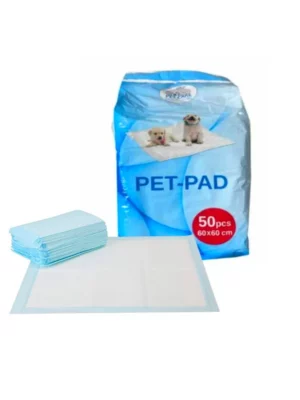 פדים לכלב פט פד 50 יחידות 60X60 ס"מ
