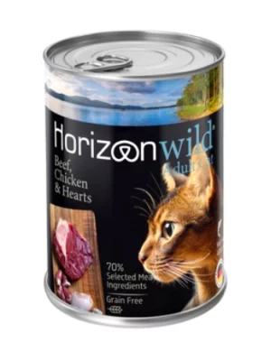 שימורי הורייזן ווילד בקר עוף לבבות 400 גרם