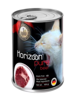 שימורי הורייזן פיור בקר לחתול 400 גרם