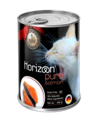 שימורי הורייזן פיור סלמון לחתול 400 גרם