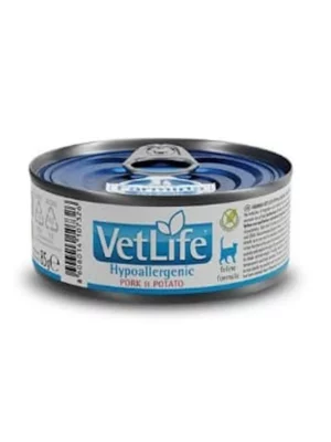 שימורי וט לייף חתול היפו חזיר 85 גרם