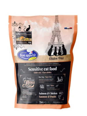 בון אפטיט סנסטיב חתול 12 ק"ג