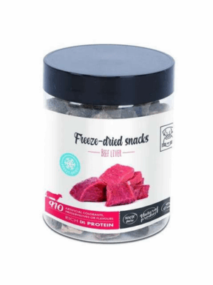 קוביות כבד בקר מיובש בהקפאה - 40 גרם קוביות כבד בקר מיובש בהקפאה - 40 גרם