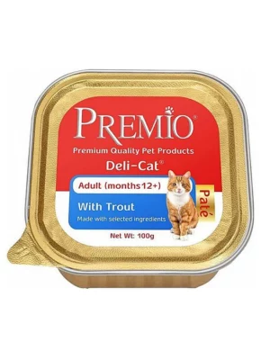 מעדן פרמיו חתול פורל 100 גרם