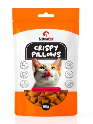 חטיף לחתול כריות עוף ובטטה 60 גרם