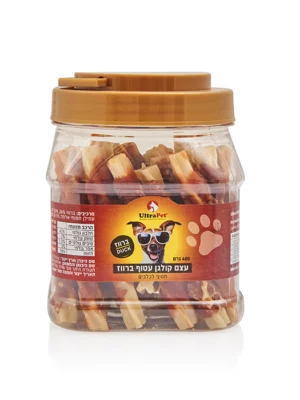 צנצנת עצם קולגן עטוף ברווז 400 גרם