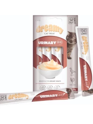 שלוק קרמי לחתול לטיפול יורינרי ברווז ועוף 60 גרם M-PETS