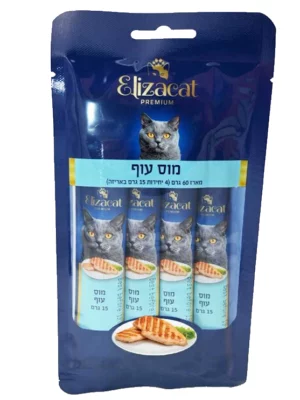 שלוקים אליזקט מוס עוף - 60 גרם