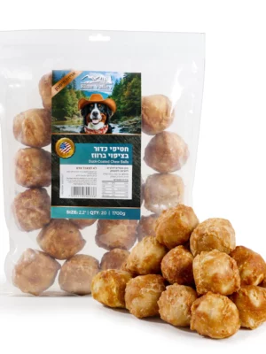 חטיף-לכלבים-כדור-בציפוי-ברווז-1700-גרם חטיף כלבים חטיפי כדור בציפוי ברווז 1700 גרם