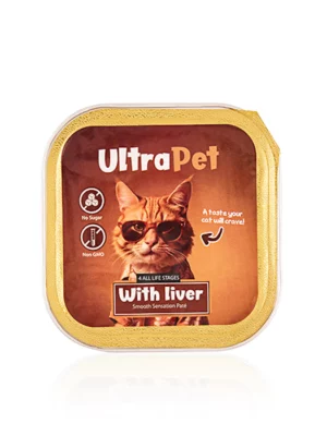 מעדן אולטרה פט פטה כבד עוף לחתול 100 גרם