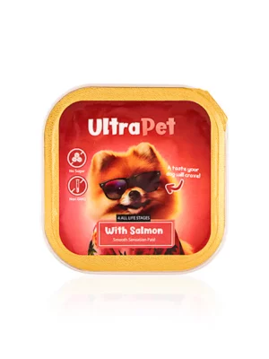 אולטרה פט מעדן פטה סלמון לכלב 100 גרם