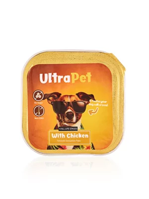 מעדן אולטרה פט פטה עוף לכלב 100 גרם