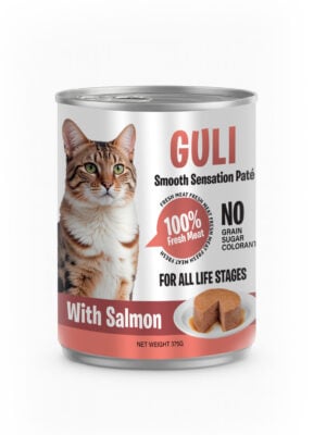 שימורי גולי חתול פטה סלמון 375 גרם